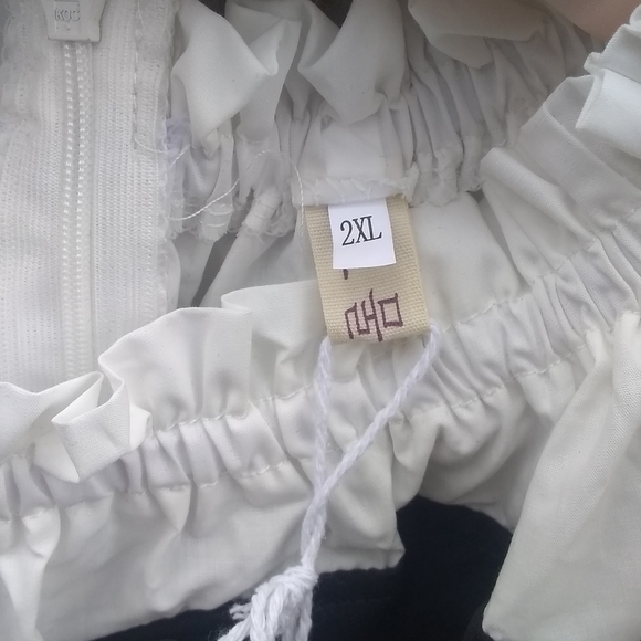 Gothic Off the Shoulder Lace Up Waist Dress - Picture 3 of 15